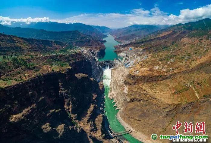 白鶴灘水電站。東方電氣供圖